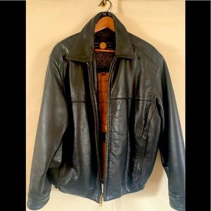 Leather Bomber by Marc New York